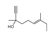 3,7-dimethylnon-6-en-1-yn-3-ol结构式