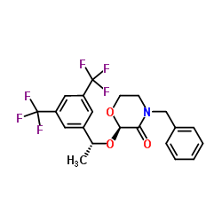 (2R)-4-苄基-2-[(1R)-1-[3,5-双(三氟甲基)苯基]乙氧基]吗啉-3-酮图片