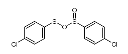 OS-(4-chlorophenyl) 4-chlorobenzenesulfino(thioperoxoate) Structure