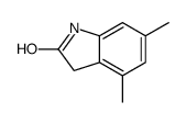4,6-dimethyl-1,3-dihydroindol-2-one Structure
