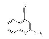 2-甲基-4-喹啉甲腈结构式