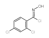 2,4-dichloro-n-hydroxybenzenecarboximidoyl chloride Structure