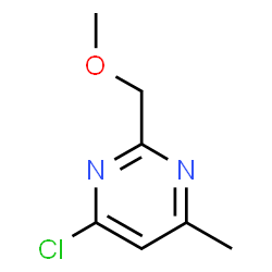 4-氯-2-(甲氧基甲基)-6-甲基嘧啶结构式