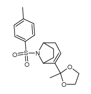 2-(2-methyl-1,3-dioxolan-2-yl)-8-[(4-methylphenyl)sulfonyl]-8-azabicyclo[3.2.1]oct-2-ene结构式