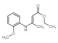 3-O-甲氧基苯胺丁烯酸乙酯结构式