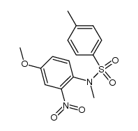 toluene-4-sulfonic acid-(4-methoxy-N-methyl-2-nitro-anilide) Structure