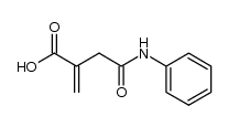 itaconic acid mono-anilide Structure