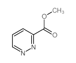 哒嗪-3-甲酸甲酯结构式
