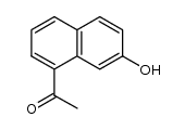 1-(7-hydroxy-1-naphthalenyl)ethanone结构式