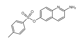 6-(toluene-4-sulfonyloxy)-quinolin-2-ylamine Structure