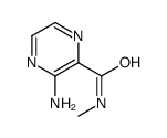 3-氨基-N-甲基吡嗪-2-甲酰胺结构式