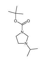 N-Boc-N'-isopropyl-imidazolidine Structure