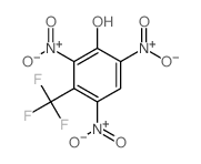 2,4,6-trinitro-3-(trifluoromethyl)phenol结构式