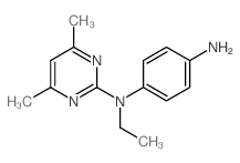 N-(4-Aminophenyl)-N-ethyl-4,6-dimethyl-2-pyrimidinamine Structure
