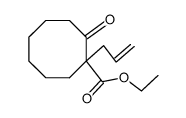 ethyl 2-oxo-1-(2-propenyl)cyclooctanecarboxylate结构式