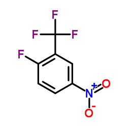 1-Fluoro-4-nitro-2-(trifluoromethyl)benzene Structure