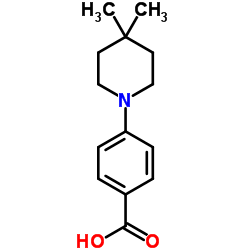 4-(4,4-Dimethylpiperidin-1-yl)benzoic acid Structure