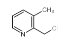 2-(氯甲基)-3-甲基吡啶结构式