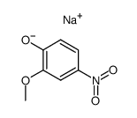 sodium 2-methoxy-4-nitrophenolate Structure