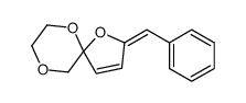 2-benzylidene-1,7,10-trioxaspiro[4.5]dec-3-ene Structure