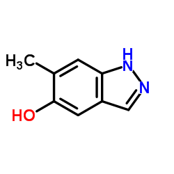 6-甲基-5-羟基吲唑结构式