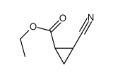 (1R,2R)-2-氰基环丙烷-1-羧酸乙酯结构式