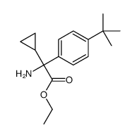 ethyl 2-amino-2-(4-tert-butylphenyl)-2-cyclopropylacetate Structure