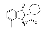 1-(4-Iodo-1,3-dioxo-1,3-dihydro-isoindol-2-yl)-cyclohexanecarboxylic acid amide Structure