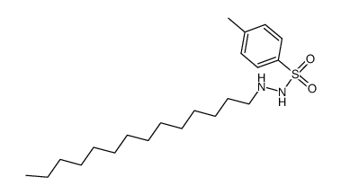 N-tetradecyl-N'-tosylhydrazine结构式