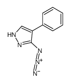 5-azido-4-phenyl-1H-pyrazole Structure