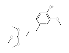 2-methoxy-4-(3-trimethoxysilylpropyl)phenol结构式