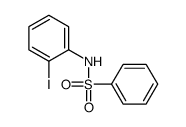 N-(2-iodophenyl)benzenesulfonamide Structure