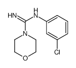 N'-(3-chlorophenyl)morpholine-4-carboximidamide Structure