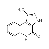 1-methyl-2,5-dihydropyrazolo[3,4-c]quinolin-4-one结构式