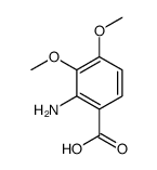 2-氨基-3,4-二甲氧基苯甲酸结构式