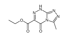 3-methyl-5-oxo-5,8-dihydro-[1,2,4]triazolo[3,4-c][1,2,4]triazine-6-carboxylic acid ethyl ester Structure
