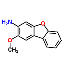 2-Methoxydibenzo[b,d]furan-3-amine structure