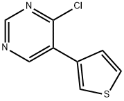 4-chloro-5-thiophen-3-yl-pyriMidine structure