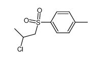 (2-chloro-propyl)-p-tolyl sulfone Structure