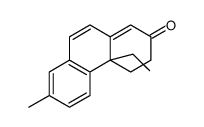 4a-ethyl-7-methyl-3,4-dihydrophenanthren-2-one结构式