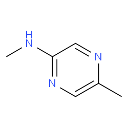 2-甲基-5-(甲氨基)吡嗪结构式