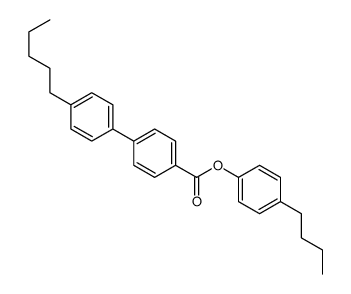 (4-butylphenyl) 4-(4-pentylphenyl)benzoate结构式