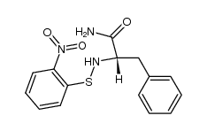 (S)-2-(((2-nitrophenyl)thio)amino)-3-phenylpropanamide结构式