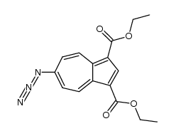diethyl 6-azidoazulene-1,3-dicarboxylate Structure