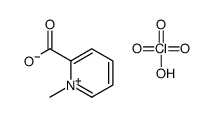 1-methylpyridin-1-ium-2-carboxylic acid,perchlorate Structure