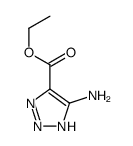 1H-1,2,3-Triazole-4-carboxylic acid,5-amino-,ethyl ester structure
