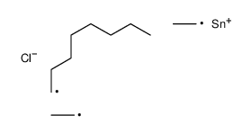 chloro-diethyl-octylstannane Structure