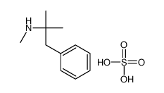 N,2-dimethyl-1-phenylpropan-2-amine,sulfuric acid,dihydrate结构式