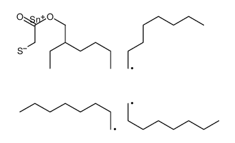 2-ethylhexyl [(trioctylstannyl)thio]acetate Structure