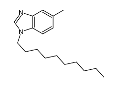 1-decyl-5-methylbenzimidazole Structure
